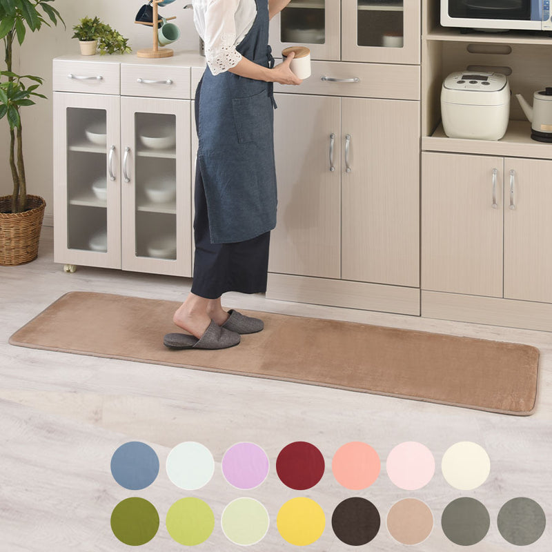 ぼん家具 キッチンマット 45×180cm&frasl;240cm おしゃれ インテリア ラグ