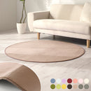 ラグマット〔丸型直径130cm〕 ラグマット カーペット ラグ 洗える 絨毯 おしゃれ 北欧 円形 センターラグ 130cm 丸型 滑り止め ウレタン 床暖房対応 オールシーズン ぼん家具