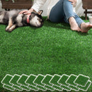 ジョイント式人工芝〔20枚セット〕 人工芝 ジョイント式 芝生 リアル人工芝 30×30cm 20枚セット パネル おしゃれ ガーデニング ベランダ 屋外 屋内 ジョイントマット ぼん家具
