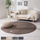 キルトラグ〔丸型直径185cm〕 ラグマット ラグ カーペット 丸形 185 洗える おしゃれ 北欧 円形 ふわふわ キルト 滑り止め 床暖房 ブラウン アイボリー グレー ネイビー FRUTO FRUTO