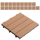ジョイントデッキ〔20枚セット〕 ウッドデッキ 人工木 ウッドパネル 20枚 ジョイント バルコニー 床 ベランダタイル 庭 樹脂木材 ガーデニング タイル 人工木材 ジョイントタイル 30cm ぼん家具