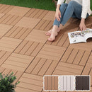 ジョイントデッキ〔20枚セット〕 ウッドデッキ 人工木 ウッドパネル 20枚 ジョイント バルコニー 床 ベランダタイル 庭 樹脂木材 ガーデニング タイル 人工木材 ジョイントタイル 30cm ぼん家具