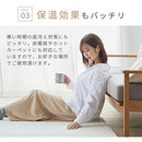 下敷き専用ラグマット〔120×175cm〕 ラグ 1.5畳 下敷きラグ 厚手 ウレタンラグ 120×175 アンダーラグ ズレ防止 洗える ラグマット 約厚さ1cm ふっくら 防音 保温 ホットカーペット対応 ぼん家具
