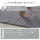 下敷き専用ラグマット〔175×230cm〕 ラグ 3畳 下敷きラグ 厚手 ウレタンラグ 175×230 アンダーラグ ズレ防止 洗える ラグマット 約厚さ1cm ふっくら 防音 保温 ホットカーペット対応 ぼん家具