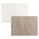 極厚マット2点セット〔130×185cm〕 極厚マット カバー 2点セット 高反発ウレタンマット マイクロファイバー あったか 130×185cm 約 厚さ5cm ラグマット 1.5畳 冬用 ごろ寝マット ぼん家具