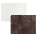 極厚マット2点セット〔130×185cm〕 極厚マット カバー 2点セット 高反発ウレタンマット マイクロファイバー あったか 130×185cm 約 厚さ5cm ラグマット 1.5畳 冬用 ごろ寝マット ぼん家具