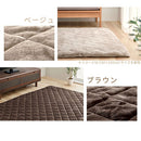 極厚マット専用カバー〔185×185cm〕 当店極厚マット専用 カバー 185×185cm 用 マイクロファイバー あったか ラグマット 2畳 冬用ラグマット 添い寝マット ごろ寝マット お昼寝マット ぼん家具