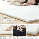 極厚マット〔185×240cm〕 極厚マット 単品 約 厚さ5cm 高反発ウレタンマット カバーリングマット 185×240cm ラグマット 3畳 年中使える ごろ寝マット マット全面 滑り止め ぼん家具