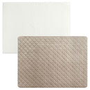 極厚マット2点セット〔185×240cm〕 ラグ 極厚マット カバー 2点セット ラグマット 高反発ウレタンマット マイクロファイバー あったか 185×240cm 冬用 洗える ぼん家具