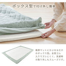 極厚マット2点セット〔185×240cm〕 ラグ 極厚マット カバー 2点セット ラグマット 高反発ウレタンマット マイクロファイバー あったか 185×240cm 冬用 洗える ぼん家具