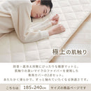 極厚マット2点セット〔185×240cm〕 ラグ 極厚マット カバー 2点セット ラグマット 高反発ウレタンマット マイクロファイバー あったか 185×240cm 冬用 洗える ぼん家具