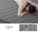 コットンリネンラグ〔130×185cm〕 ラグ カーペット ラグマット 洗える 1.5畳 おしゃれ 130×185cm オールシーズン 麻 綿 コットンリネン 低ホルムアルデヒド 床暖房 静電気防止 ぼん家具