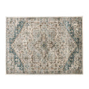 オリエンタル柄ラグ〔100×140cm〕 ラグ カーペット ラグマット 洗える 1畳 リビングラグ インテリアマット 約 100×140cm 幾何学 オリエンタル柄 プリント おしゃれ 北欧 ぼん家具