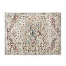 オリエンタル柄ラグ〔100×140cm〕 ラグ カーペット ラグマット 洗える 1畳 リビングラグ インテリアマット 約 100×140cm 幾何学 オリエンタル柄 プリント おしゃれ 北欧 ぼん家具