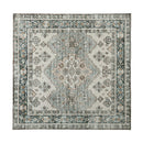 オリエンタル柄ラグ〔185×185cm〕 ラグ カーペット 2畳 3畳 ラグマット インテリアマット カーペット ラグ 約 185×185cm 幾何学 オリエンタル柄 プリント おしゃれ 洗える ぼん家具