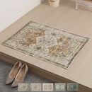 玄関マット〔60×85cm〕 玄関マット 室内  60×85cm 屋内 洗える おしゃれ 幾何学 オリエンタル柄  プリント 玄関ラグ カーペット 長方形 北欧 風水 ぼん家具