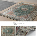 玄関マット〔70×105cm〕 玄関マット 幾何学 オリエンタル柄 プリント 玄関ラグ おしゃれ 室内マット 約 70×105cm インテリアマット 軽量 カーペット 春夏 短毛 薄手 ぼん家具