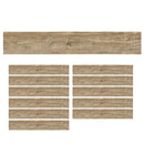 木目調フロアタイル〔12枚セット〕 フロアタイル 置くだけ フローリングマット 内装 床材 12枚セット リメイクシート 防水 床 シート 吸着 木目調 古木風 タイルカーペット ぼん家具