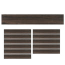 木目調フロアタイル〔12枚セット〕 フロアタイル 置くだけ フローリングマット 内装 床材 12枚セット リメイクシート 防水 床 シート 吸着 木目調 古木風 タイルカーペット ぼん家具