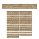 木目調フロアタイル〔24枚セット〕 フロアタイル 置くだけ フローリングマット 内装 床材 24枚セット リメイクシート 防水 床 シート 吸着 木目調 古木風 タイルカーペット ぼん家具