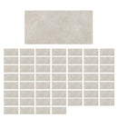 石目調フロアタイル〔54枚セット〕 フロアタイル 置くだけ フローリングマット 内装 床材 54枚セット リメイクシート 防水 床 シート 吸着 大理石風 モルタル風 タイルカーペット ぼん家具