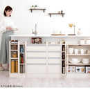 カウンター下収納〔オープンタイプ・幅55～60cm〕