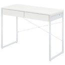 引き出し付きパソコンデスク パソコンデスク デスク 引き出し付き シンプルデスク ワークデスク 作業台 ワークテーブル 引き出し 収納 A4 ノートPC スチール 木製 メラミン化粧板 ぼん家具