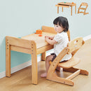 キッズデスク＆チェア 学習机 チェア セット 勉強机 おしゃれ キッズデスクセット 子供机 昇降式 コンパクト 机 椅子 2点セット 幼児 小学生 木製 大和屋