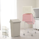 ダストボックス〔3段タイプ〕 ゴミ箱 キッチン用ゴミ箱 分別 ダストボックス おしゃれ 分別ダストワゴン フタ付き 3段 スリム キャスター付き 縦型 ごみ箱 63L 各21L ぼん家具