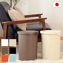 ラウンドロック ゴミ箱 ダストボックス おしゃれ キッチン リビング ごみ箱 蓋付き 密閉 分別 12.4L 収納箱 ストッカー 日本製 ぼん家具