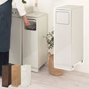 木製ダストボックス 45L ゴミ箱 45リットル 45L ダストボックス ごみ箱 スリム おしゃれ フタ付き キャスター 木製 大容量 キッチン 台所 リビング 幅25 縦型 スイング 密閉 ぼん家具