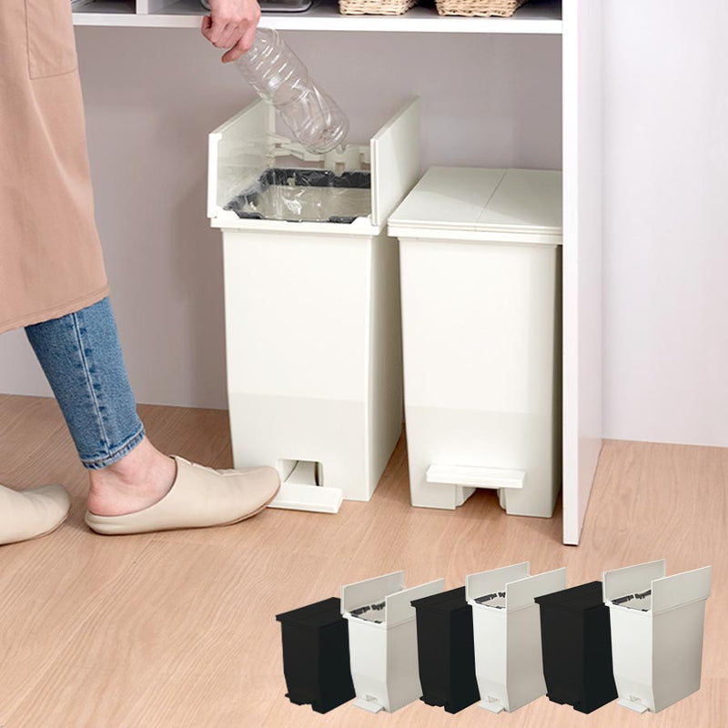 ぼん家具 SOLOW ペダルオープンツイン おしゃれ インテリア ゴミ箱