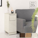 木製ダストボックス 20L ゴミ箱 20リットル 20L ダストボックス ごみ箱 スリム おしゃれ ロータイプ フタ付き キャスター 木製 大容量 キッチン リビング 幅25 縦型 スイング ぼん家具