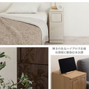 木製ダストボックス 20L ゴミ箱 20リットル 20L ダストボックス ごみ箱 スリム おしゃれ ロータイプ フタ付き キャスター 木製 大容量 キッチン リビング 幅25 縦型 スイング ぼん家具