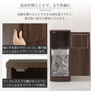 木製ダストボックス 20L ゴミ箱 20リットル 20L ダストボックス ごみ箱 スリム おしゃれ ロータイプ フタ付き キャスター 木製 大容量 キッチン リビング 幅25 縦型 スイング ぼん家具