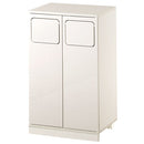 木製ダストボックス 45L 2分別タイプ ゴミ箱 45リットル 45L ダストボックス 2分別 ごみ箱 スリム ハイタイプ フタ付き キャスター 木製 大容量 キッチン リビング 幅47 縦型 スイング ぼん家具