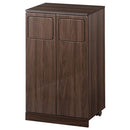 木製ダストボックス 45L 2分別タイプ ゴミ箱 45リットル 45L ダストボックス 2分別 ごみ箱 スリム ハイタイプ フタ付き キャスター 木製 大容量 キッチン リビング 幅47 縦型 スイング ぼん家具