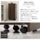 木製ダストボックス 45L 2分別タイプ ゴミ箱 45リットル 45L ダストボックス 2分別 ごみ箱 スリム ハイタイプ フタ付き キャスター 木製 大容量 キッチン リビング 幅47 縦型 スイング ぼん家具