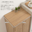 木製ダストボックス 45L 2分別タイプ ゴミ箱 45リットル 45L ダストボックス 2分別 ごみ箱 スリム ハイタイプ フタ付き キャスター 木製 大容量 キッチン リビング 幅47 縦型 スイング ぼん家具