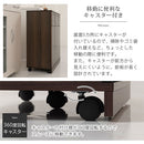 木製ダストボックス 45L 3分別タイプ ゴミ箱 45リットル おしゃれ 分別 キッチン用ごみ箱 ダストボックス スリム 蓋付き シンプル キャスター リビング リビング スイング 縦型 幅70 ぼん家具