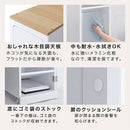 タワー型ダストボックス〔縦型・4分別〕 ゴミ箱  45リットル  おしゃれ ダストボックス 分別 キッチン キッチン用ゴミ箱 スリム 蓋付き 分別ゴミ箱 キッチンゴミ箱 45L キャスター 木製 大容量 ぼん家具