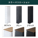 タワー型ダストボックス〔縦型・4分別〕 ゴミ箱  45リットル  おしゃれ ダストボックス 分別 キッチン キッチン用ゴミ箱 スリム 蓋付き 分別ゴミ箱 キッチンゴミ箱 45L キャスター 木製 大容量 ぼん家具