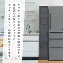 タワー型ダストボックス〔縦型・4分別〕 ゴミ箱  45リットル  おしゃれ ダストボックス 分別 キッチン キッチン用ゴミ箱 スリム 蓋付き 分別ゴミ箱 キッチンゴミ箱 45L キャスター 木製 大容量 ぼん家具