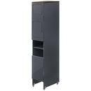 タワー型ダストボックス〔ゴミ箱上・2分別〕 ゴミ箱 ゴミ箱上 ダストボックス 分別 キッチン 45リットル キッチン用ゴミ箱 ごみ箱上ラック スリム 蓋付き おしゃれ 45L キャスター 木製 大容量 ぼん家具