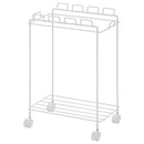 キャスター付き分別ダストワゴン ゴミ箱 ダストボックス キッチン用ゴミ箱 45リットル 対応 分別ゴミ箱 ゴミ袋 スタンド キャスター付き スリム ダストワゴン フレーム シンプル ぼん家具