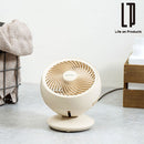 USBコンパクトサーキュレーター 扇風機 サーキュレーター 小型 ポータブルファン USB給電 風量調節 自動首振り 角度調節 空気循環 暑さ対策 衣類乾燥 お風呂上り キャンプ BBQ 省エネ ライフオンプロダクツ