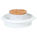 流しそうめん器 流しそうめん たためる シリコンボウル 流し素麺 薬味トレー付き 自動回転 電池式 部品 洗える お手入れ簡単 省スペース そうめん器 こども おしゃれ ライフオンプロダクツ