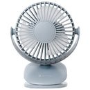 充電式ミニクリップファン クリップ扇風機 ポータブル ファン 卓上扇風機 クリップ 卓上 壁掛け ハンディファン 3way 扇風機 持ち運び 小型 USB充電 サーキュレーター おしゃれ ライフオンプロダクツ
