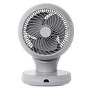 完全分解USB給電式3Dサーキュレーター サーキュレーター DCモーター 扇風機 静音 360度回転 自動首振り タッチ操作 リモコン付き 18畳 卓上扇風機 軽量 15cm羽根 3枚 USB給電 送風 3段階 ライフオンプロダクツ