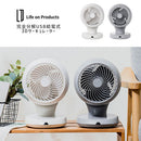 完全分解USB給電式3Dサーキュレーター サーキュレーター DCモーター 扇風機 静音 360度回転 自動首振り タッチ操作 リモコン付き 18畳 卓上扇風機 軽量 15cm羽根 3枚 USB給電 送風 3段階 ライフオンプロダクツ